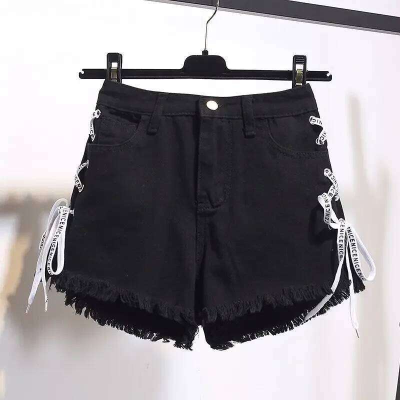 Sexy Summer White High Waist Short Pants Aesthetic Vintage Wide Leg Korean Casual Loose Fashion Women's Jean Denim Shorts Female XJ260206