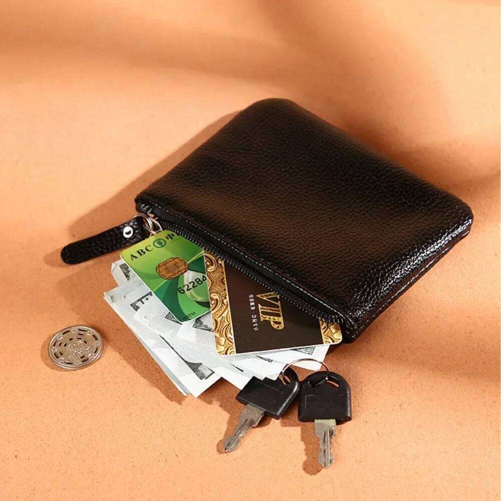 New Mini Wallet Luxury Brand Designer Women Coin Purse Red Black Female PU Leather Small Hand Bag Cash Pouch Card Holder Y260206