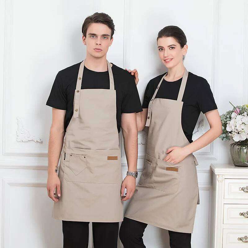 Comfortable Thin Kitchen Aprons Woman Men Chef Work Apron for Grill Restaurant Bar Shop Cafes Beauty Nails Studios Uniform S260205