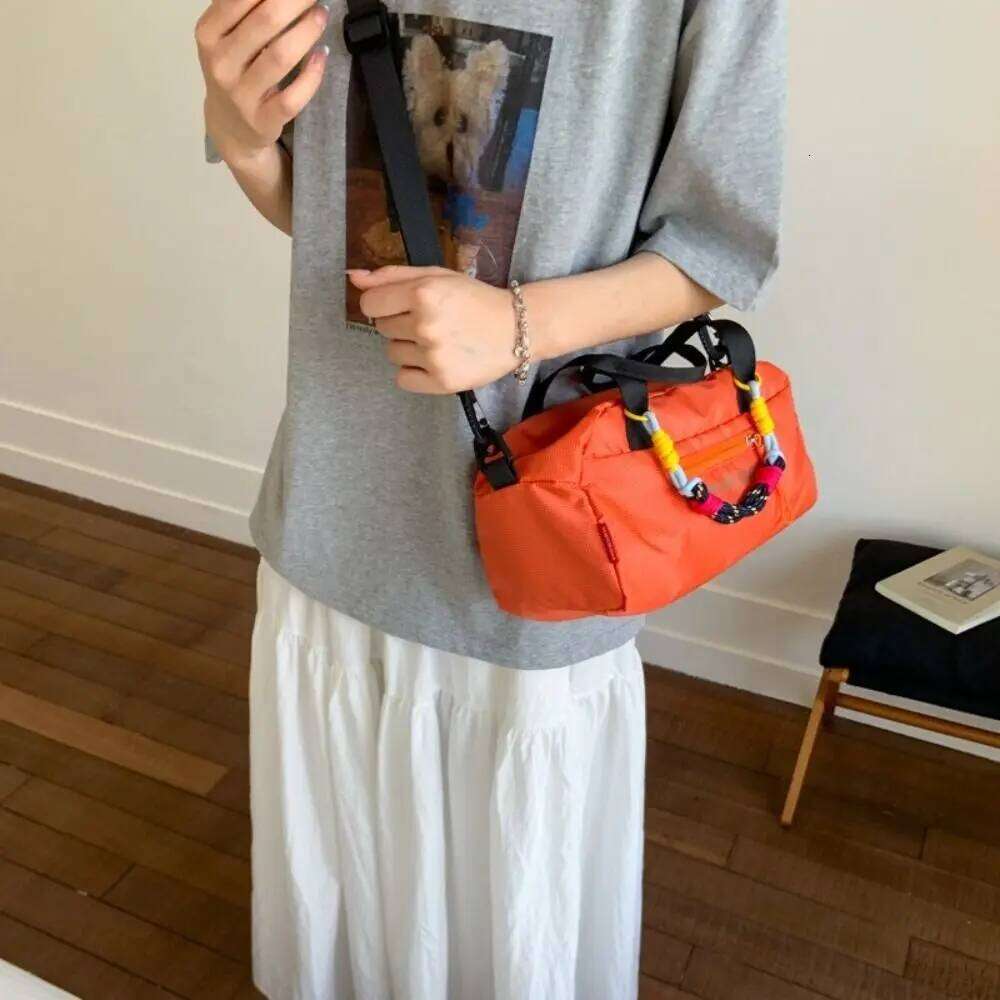 Simple Lightweight Bowling Leisure Adjustable Strap Nylon Crossbody Bag Large Capacity Casual Women's Handbags Outdoor XJ260129