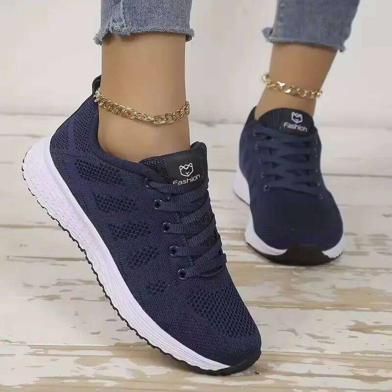 for Women 2025 Fashion Casual Sports Woman Breathable Mesh Platform Non-slip Sneakers Female Walking Running Shoes