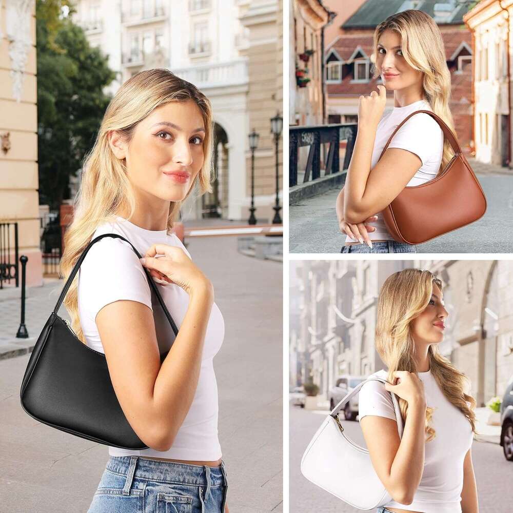 Women S Shoulder Bags Small Hobo Tote Elegant Clutch Purse With Zipper Closure