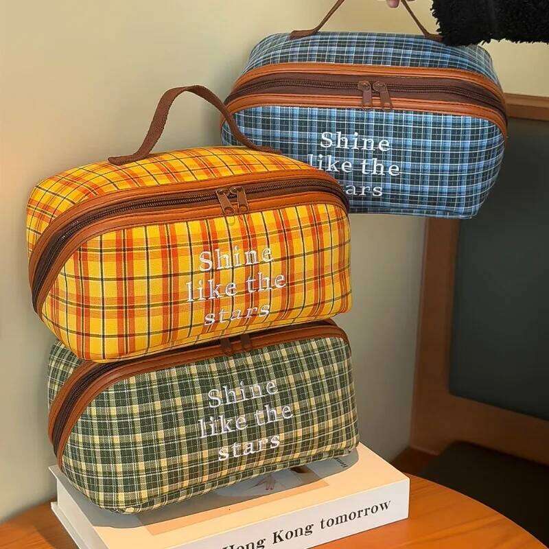 Large Capacity bag Women's Cosmetic pouch Travel Toiletry Storage Portable Wash Clutch Bag Female Makeup organizer Y260206