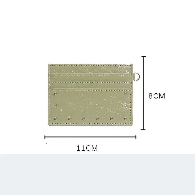 Ultra Thin Women's Mini Credit Holder Case Small Pu Leather Slim Money Wallet with Multi Card Slots Compact Coin Purse Y260206