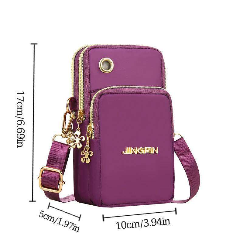 Women's Mini Crossbody Phone Bag 2024 New Fashion Mommy Coin Pouch with Neck Hanging Strap for Running XJ260129