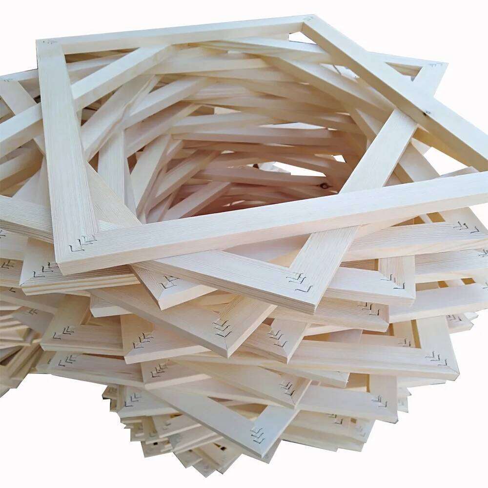 3pcs Wooden Pictures For Canvas Diamond Painting Large Size Picture and Poster Wall Frame Pine Composite Decor S260205