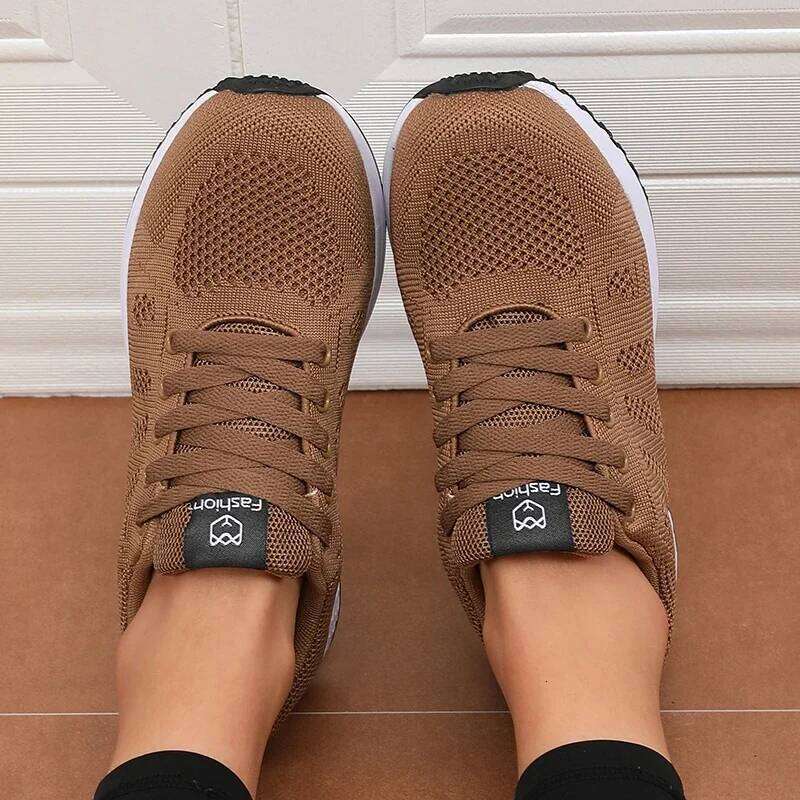 Summer New Fashionable Casual Outdoor Women's Mesh Breathable Slow Running Mountaineering Anti slip Hiking Shoes