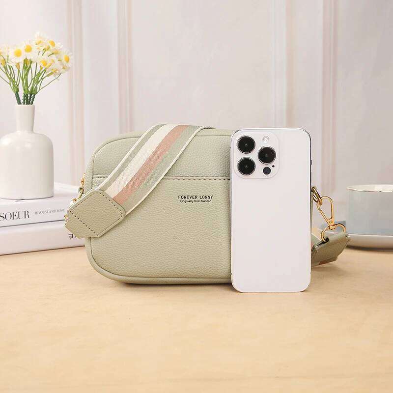 LONNY Women's New Trend Cross border Foreign Trade Solid Color PU Crossbody Single Shoulder Small Bag XJ260129