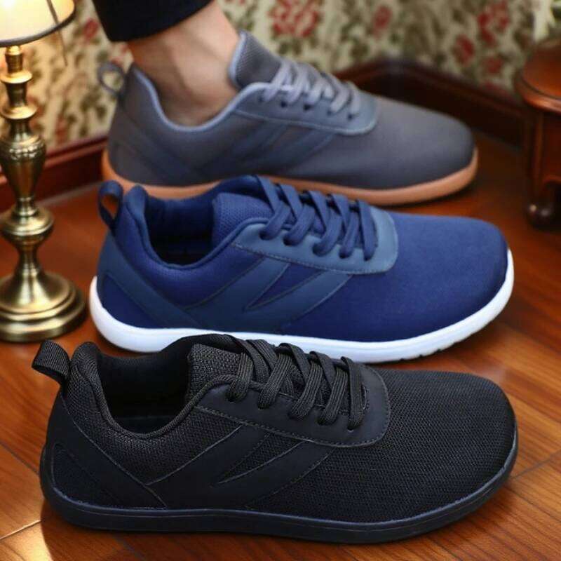 Minimalist Wide Toe Men's ComfortableTrail Anti Slip Walking Sneakers 2025 New Fast Drying Outdoor Off-road Running Shoes