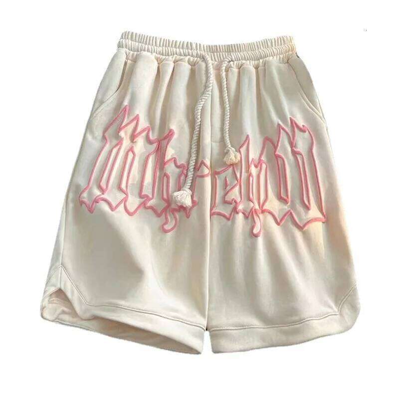 Y2k 2024 New Foam Casual Shorts Men's and Women's Summer Fifth Fashion Brand Ins Sports Loose Large Size Pants XJ260206