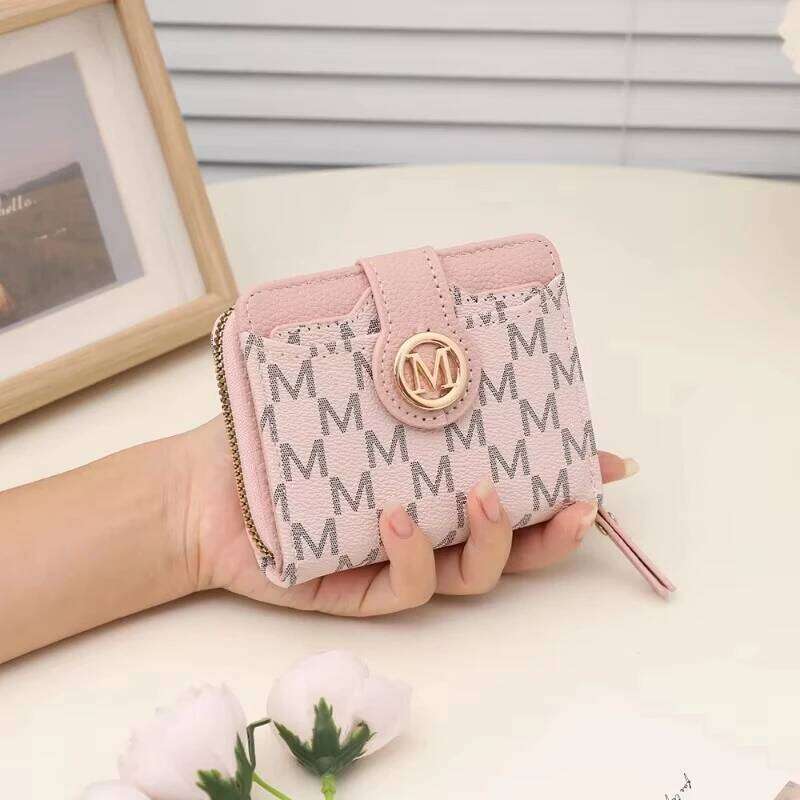 Women's Wallet for Multiple Card Slots, Cash Pocket, Retro Style Mini Purse, Minimalist Charm, Travel Accessory, Daily Y260206