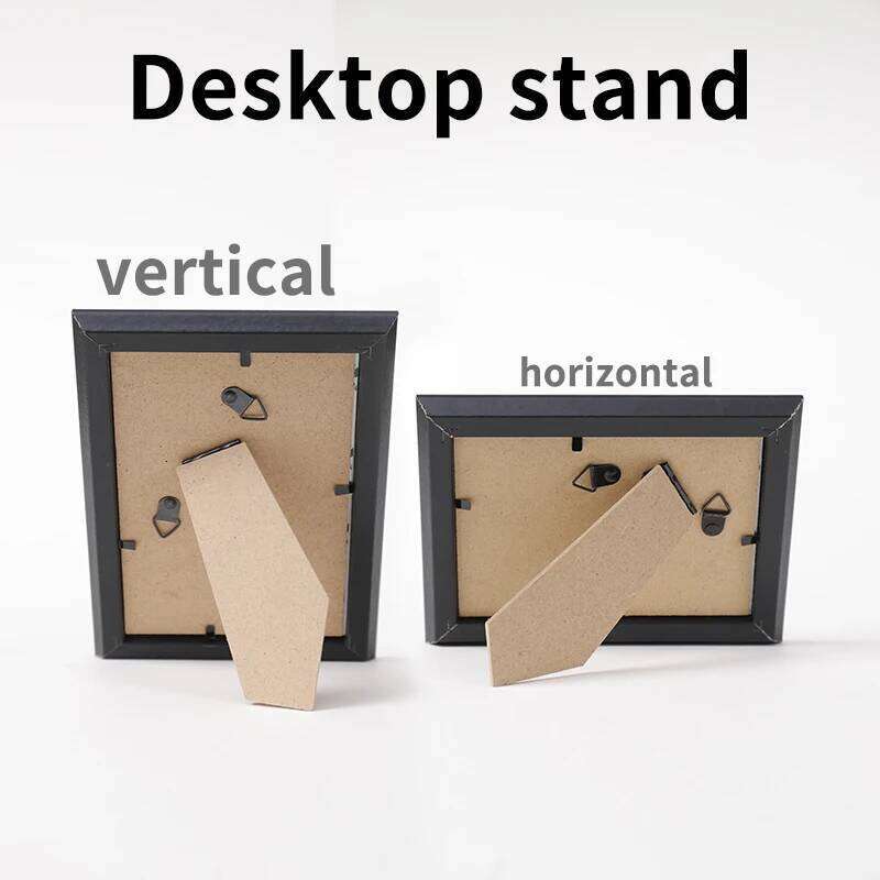 1 black classic desktop wall simple modern photo frame, suitable for living room and bedroom S260205