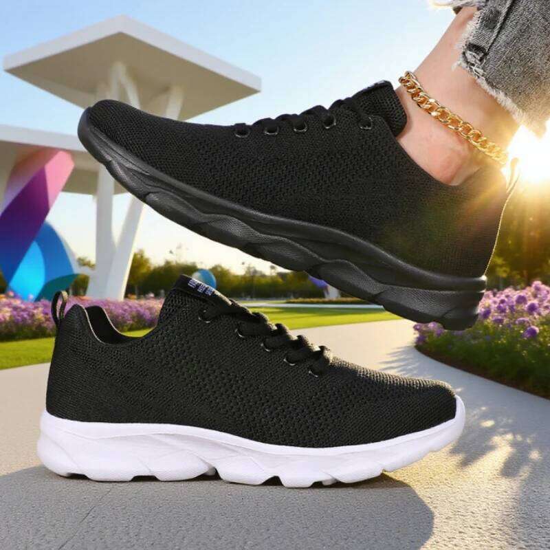 Trendy 2025 Women's Athletic Running Breathable Mesh Lightweight Sports Sneakers Casual Fashion Walking Shoes Hot Pick