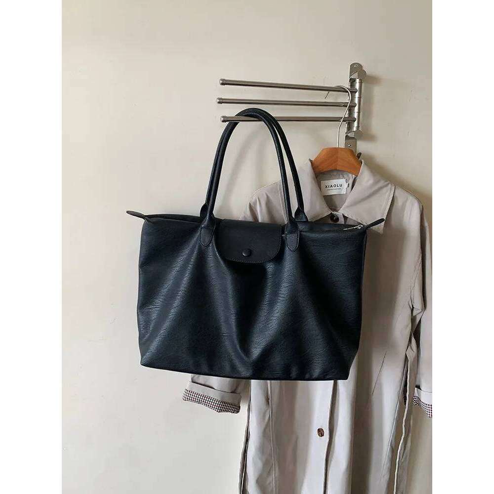 CGC BAG 2025 New Large Capacity Women Tote High Quality PU Leather Luxury Brand Shoulder Bag Simple Commuting Female Handbag Y260205