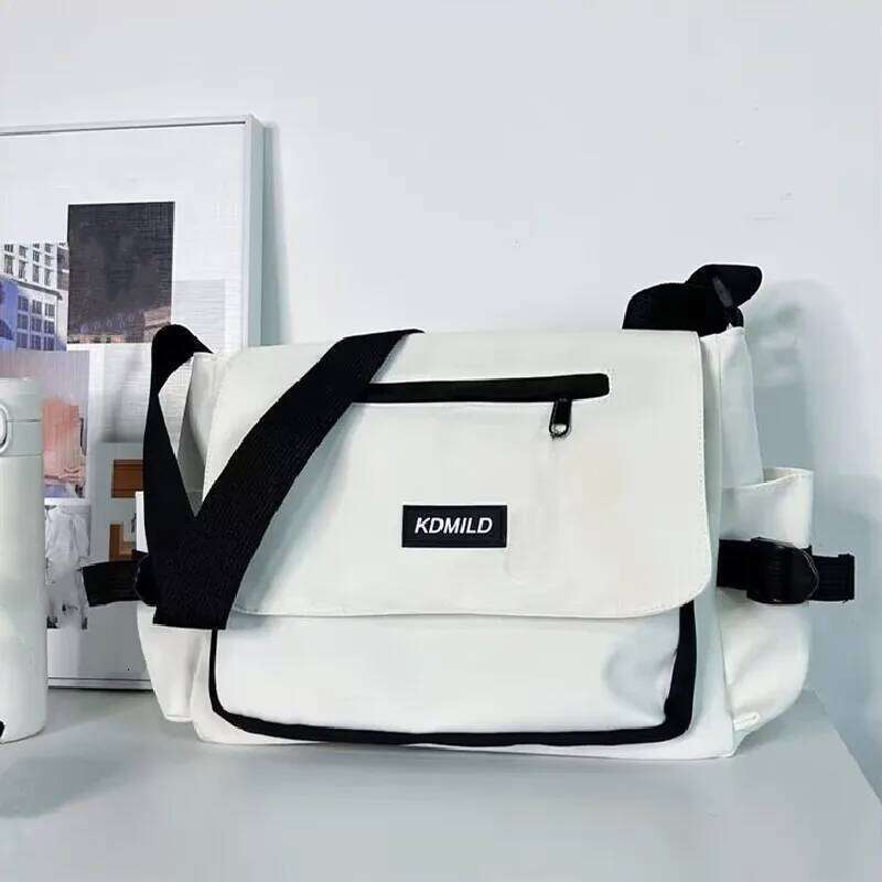 Top Quality Oxford Diagonal Cross Youth Fashion Casual Version Ladies Canvas Shoulder Bag Solid Color Women Messenger Bags XJ260129