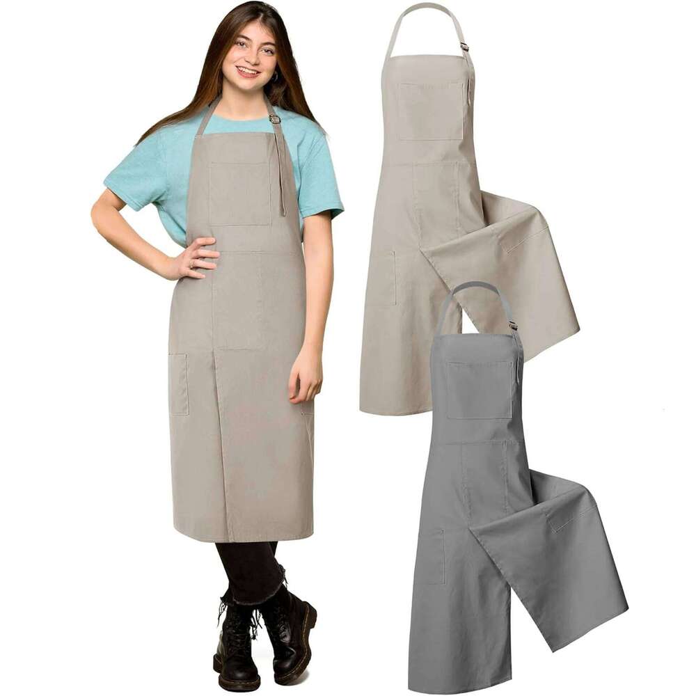 Pottery Ceramic Sculpture Mud-retaining Overalls Oil-proof Anti-fouling Adult Canvas Painting Waterproof Apron S260205