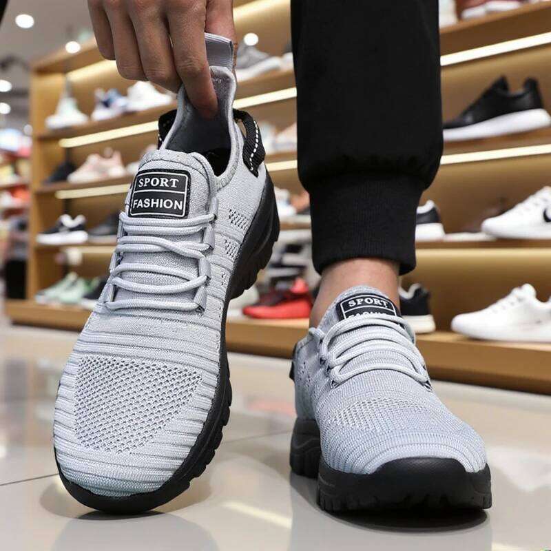 Quick Drying Men's Running Summer Breathable Comfortable Sneakers High-quality Mesh Anti Slip Tennis Training Shoes