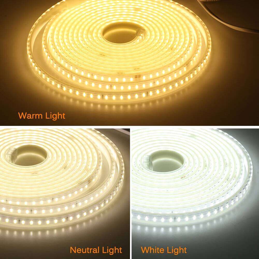 220V 120LEDs/m Brightness Soft Lighting High Flexible Light Safety Waterproof Outdoor Use LED Strip Z260206