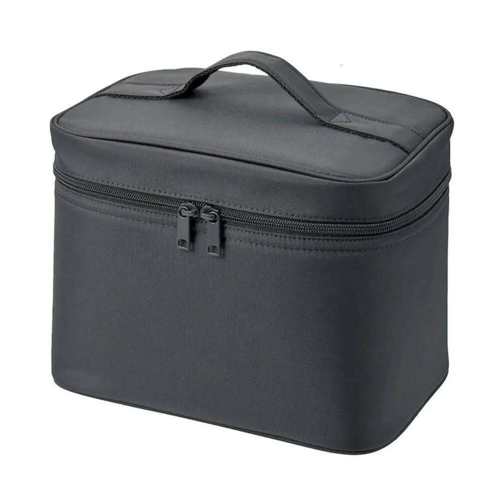 Japanese Style Women's Makeup Handheld Large Capacity Washing Storage Handbag Double Zipper Men's Toiletry Bag Y260206