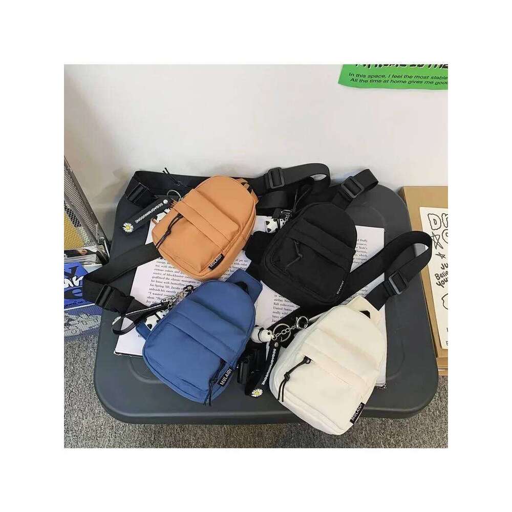 New waterproof crossbody versatile solid color single-shoulder bag, Korean style XJ260129