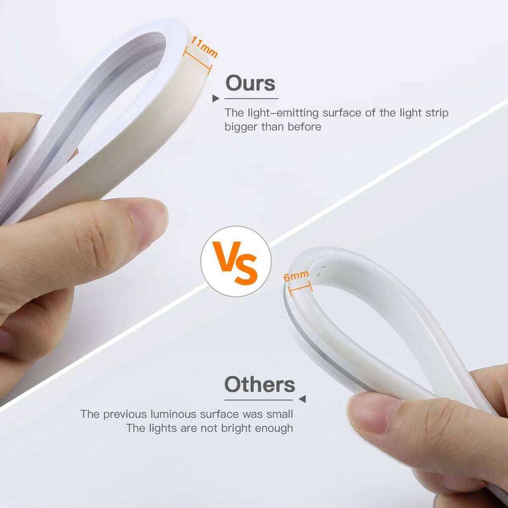 Ultra Bright 24V COB Light LED Strip with PIR Motion Sensor Switch 320leds/m Waterproof Neon Tape Lamp 3000K 4000K 6000K Z260206