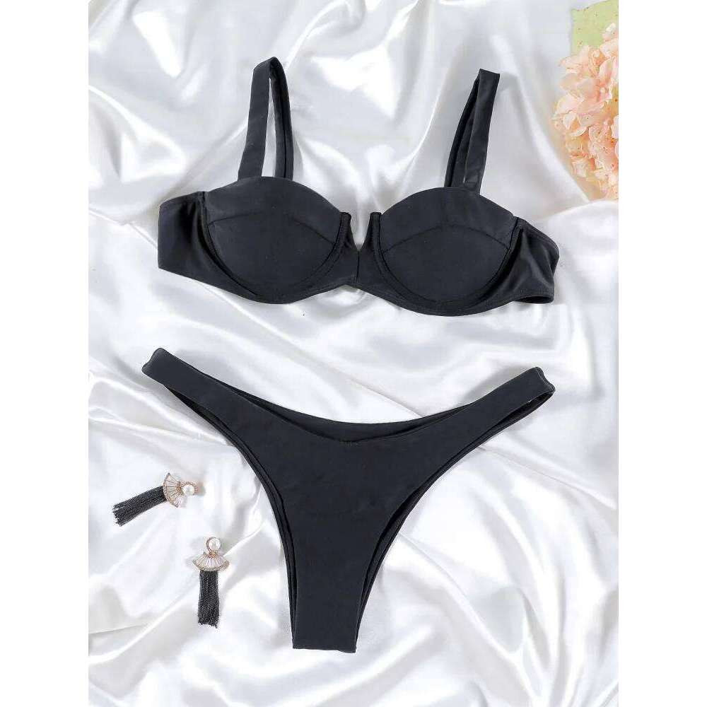 2025 Swimsuit Sexy Set Push Up Bikini Hollow Out Swimwear Bathing Suit Micro Bikinis Women Swimsuits Z260206