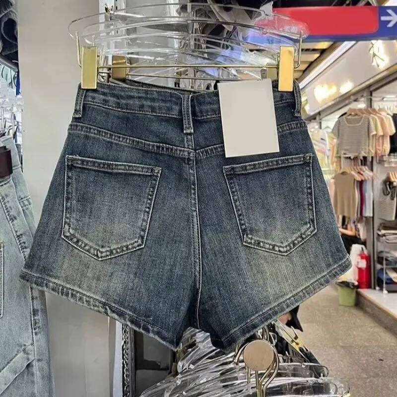 Outdoor With Pockets Loose Denim Shorts for Women Designer Fashion Clothing Nre Youthful Trend Comfy XL Short Jean Pants Woman C260206