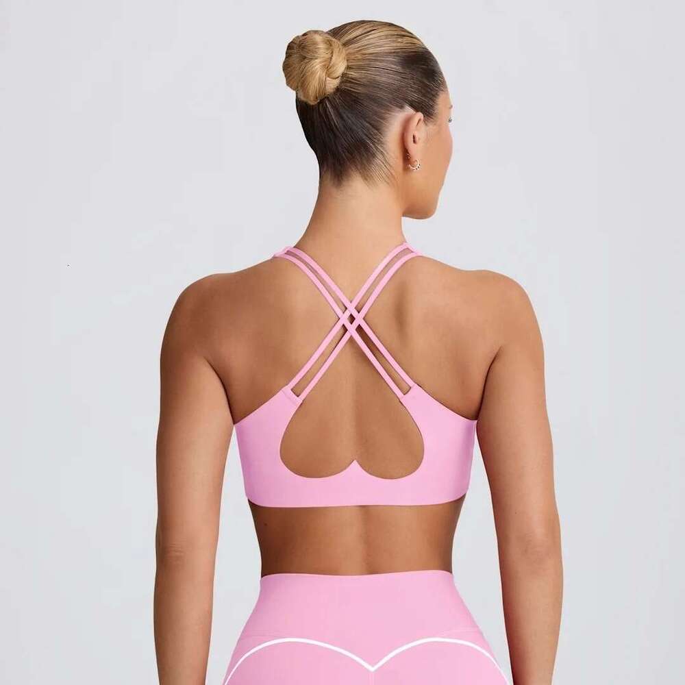 Sexy V-neck Beautiful Back Sports Yoga Vest-style Training Top with Chest Pads, Can Be Worn Outside, Fitness