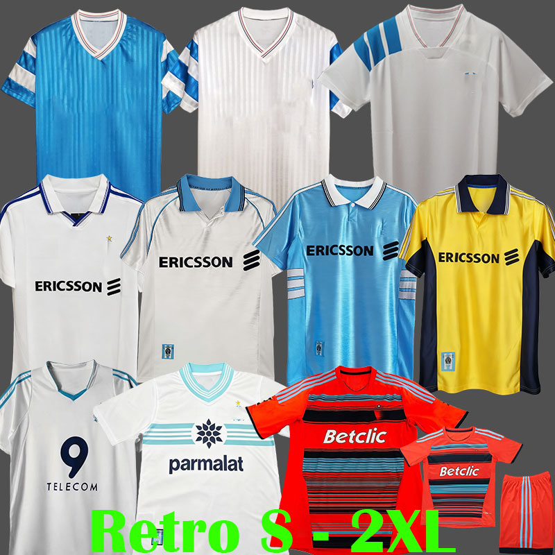 Retro Marseile 1990 1991 Soccer Jersey 1998 Soccer Gear 1999 DESCHAMPS DESAILLY BOLI VOLLER PAPIN 1991 1992 96 97 2000 03 04 11 12 Men Tops Kids Sets 66