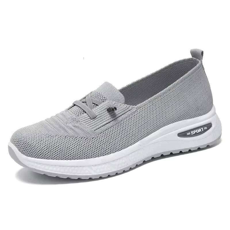 2024 Gym Vulcanized Pink Women's Casual Fashionable Breathable Mesh Flat Bottom Hiking Shoes