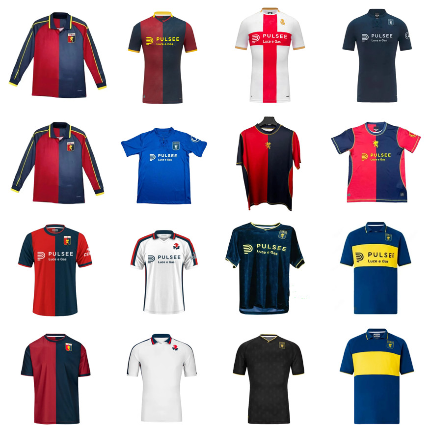 24 25 26 GENOA C.F.C. Soccer Jerseys 2025 2026 BALOTELLI MESSIAS JR VITINHA BADELJ FRENDRUP BOHINEN PINAMONTI VASQUEZ MIRETTI DE WINTER ZANOLI Fourth football shirt