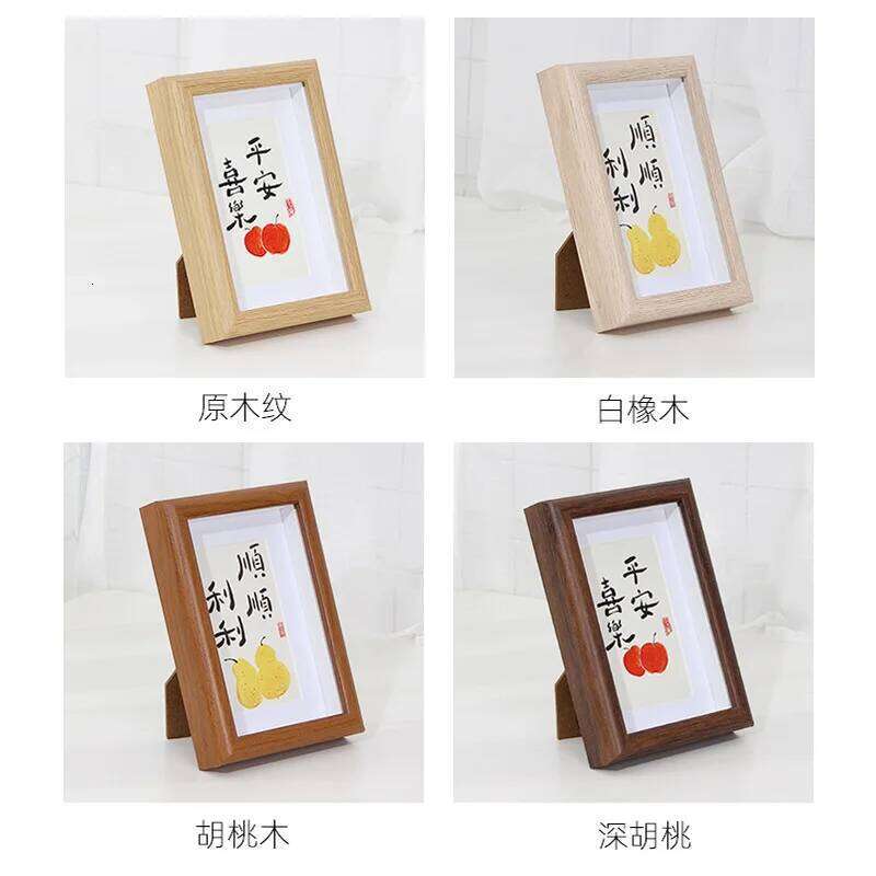 Depth 3cm Wooden Picture Nordic DIY Wood Frame Photo Displaying Home Decor S260205