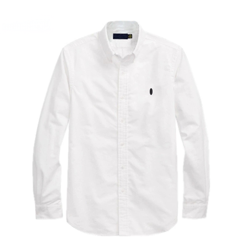 Luxury Men's Shirt Long Sleeve Embroidery Button Down Social Business Tshirts Solid Color Tops Blouse For Men Casual Daily Wear T260902 - view 4