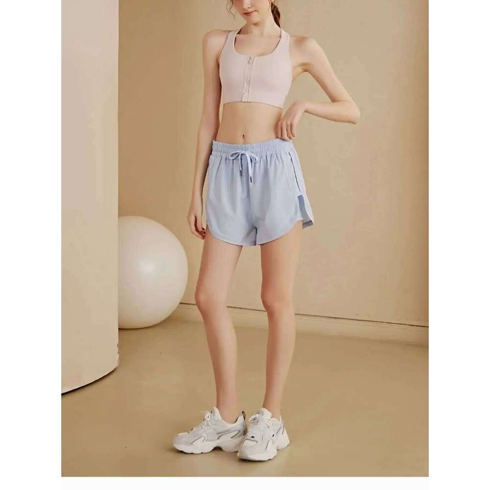 Women's Sports Shorts High Waist Short Pants Fake Two Pieces Yoga Leggings Outdoor running Quick Dry summer exercise shorts XJ260206