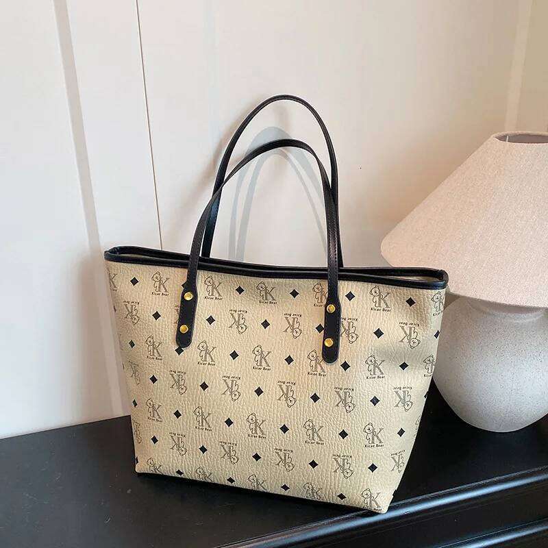 2025 Women's Vintage Tote Bag, Casual Genuine Leather Multi-way Underarm Shoulder Purse, Quilted Large Capacity Handbag for Work Y260205