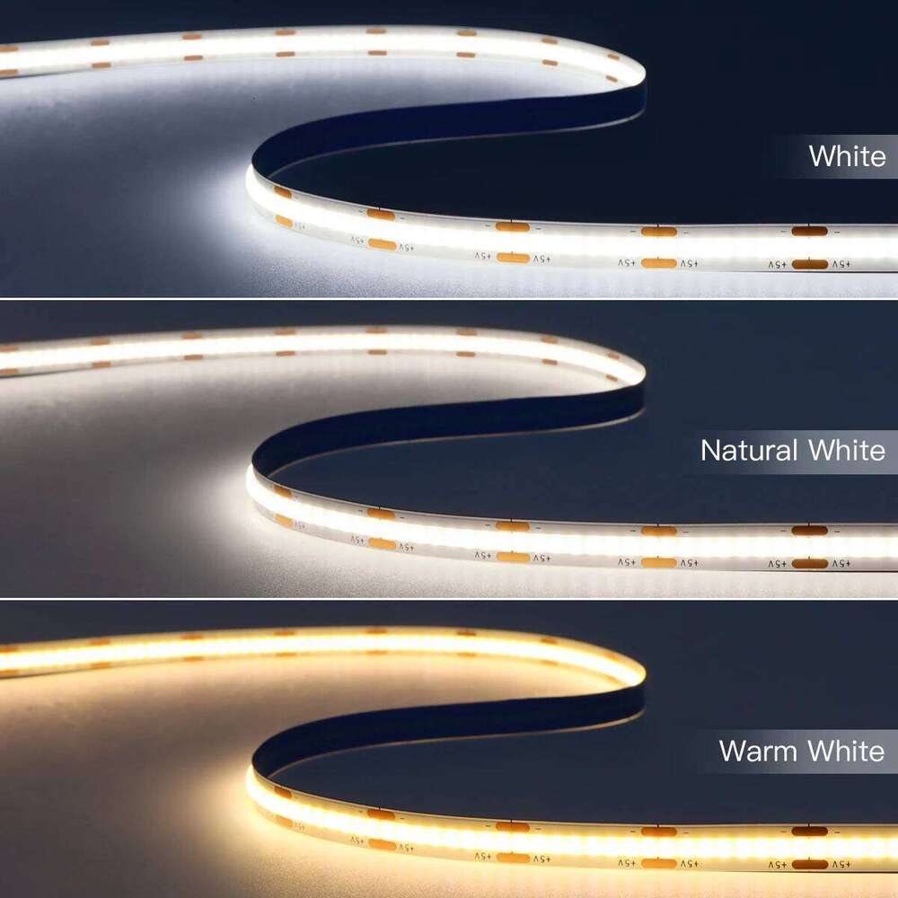 Dimmable Touch Sensor Switch USB COB LED Strip Light 320leds/m Diode Tape 5V Cabinet Lights Cupboard Kitchen Bedside Night Lamp Z260206