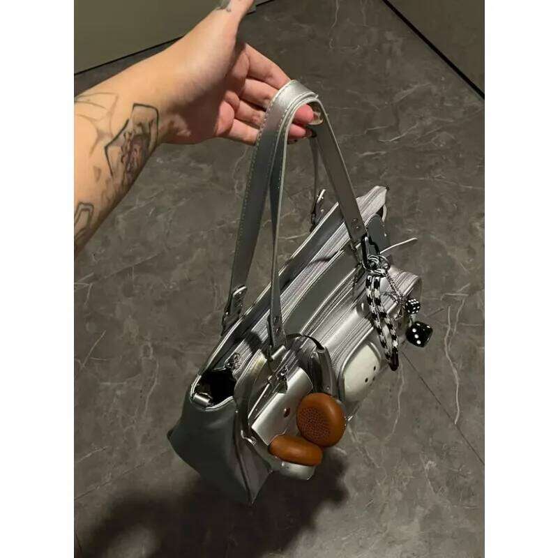 New Niche Design Girl's Sweet Cool Ulzzang Ita Daily Commuting Shoulder Women's Comic Exhibition Crossbody Bag Y260205