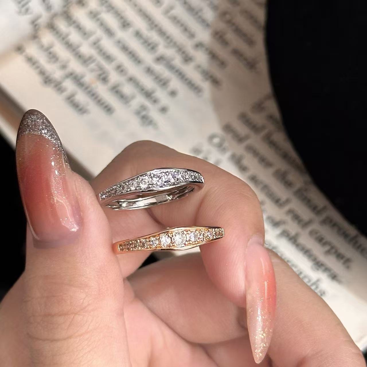 Ring Popular On High-End Women's With Niche Design, Adjustable Ring, Sweet And Cool Style Jewelry, High-End Feel Ring