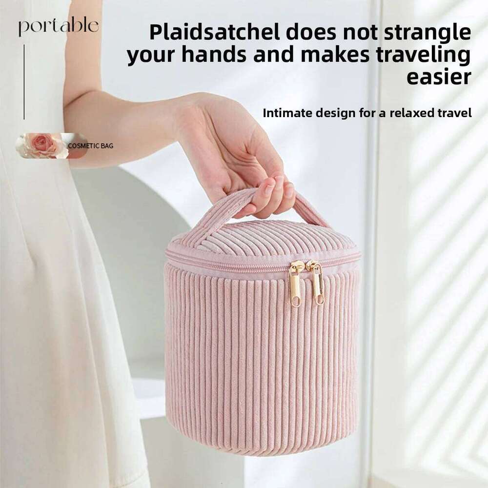 Polyester Makeup Portable Travel Handheld Large Capacity Toilet Multiple Styles Storage Bag Y260206