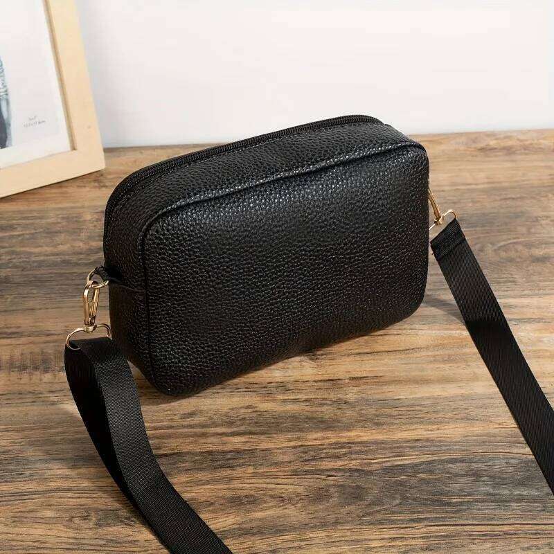 Lychee Pattern Heart-Shaped Crossbody Stylish Mini Shoulder Bag, Women'S Zippered Square Wallet, Suitable for Women, Girls XJ260129