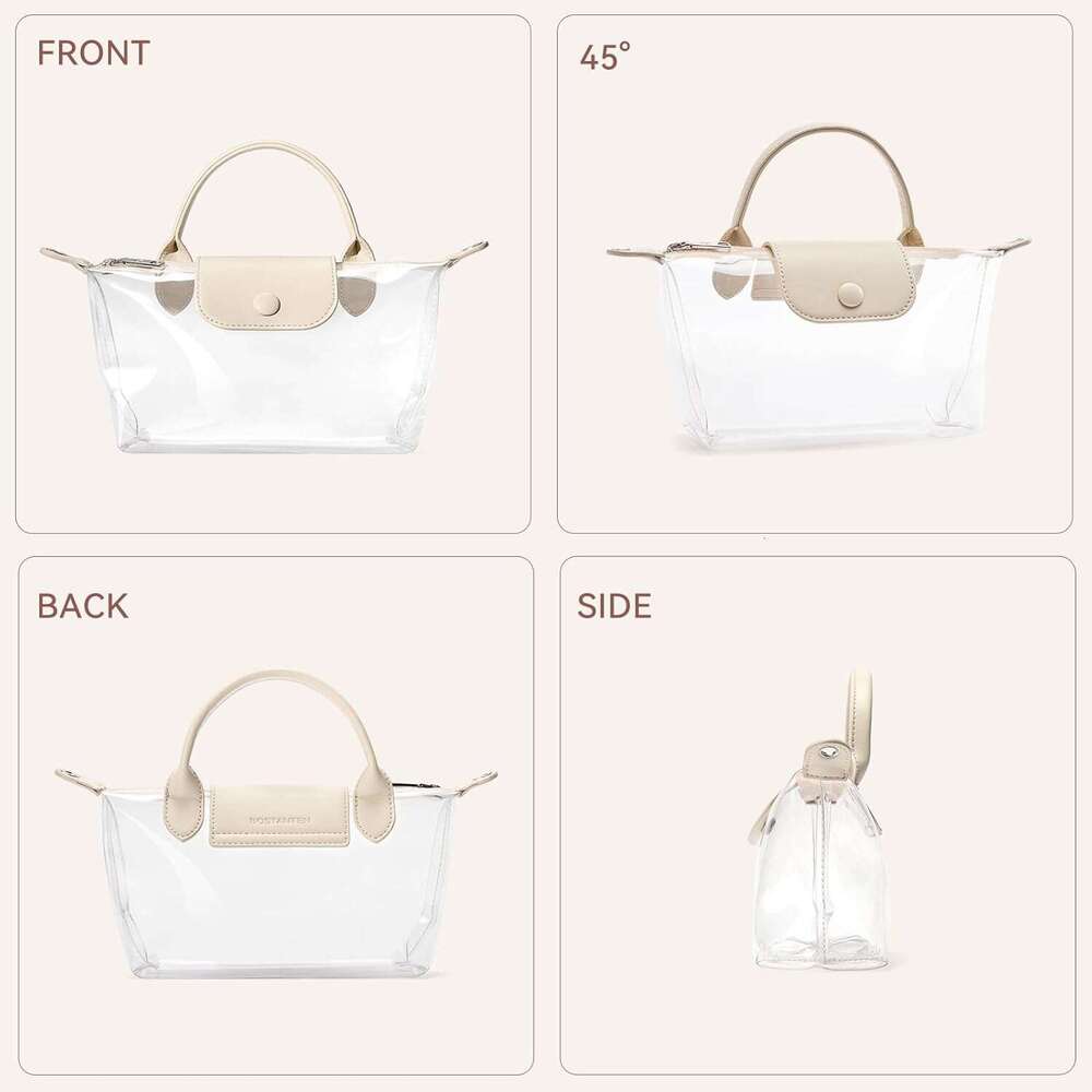 Clear Bag Stadium Approved Small Crossbody Purse Handbags For Concerts Sports Events