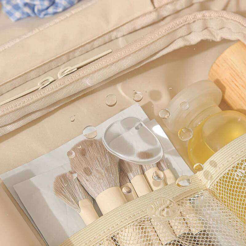 New Hanging Cosmetic Bag for Women Portable Makeup Organizer Large Capacity Travel Toiletry Storage Bags Y260206