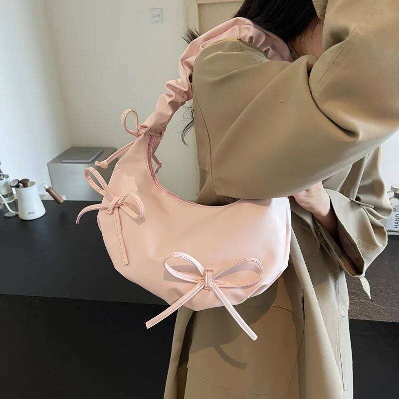 Bow Cloud Crossbody Women Shoulder Cute Armpit Bag Purse and Handbags Mother Kids Bags for Girl Y260205