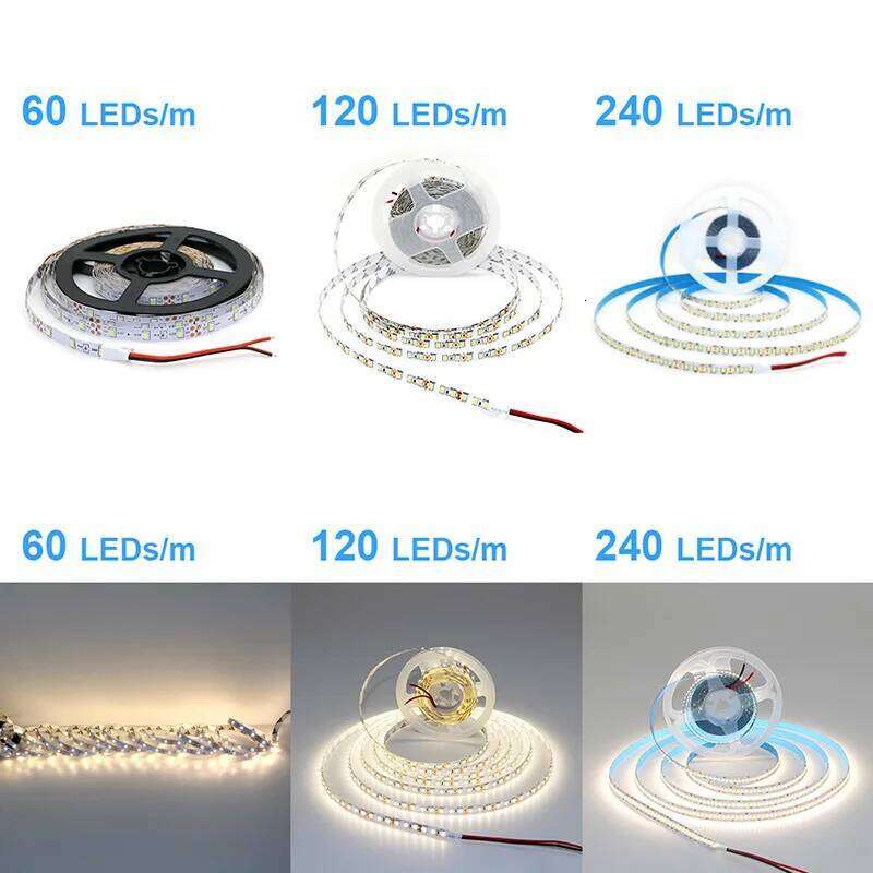 2835 5M 300 600 1200LEDs LED DC12V 24V 120LEDs/m Home Waterproof IP65 Strip Flexible And Cuttable Soft Lamp Bar Z260206