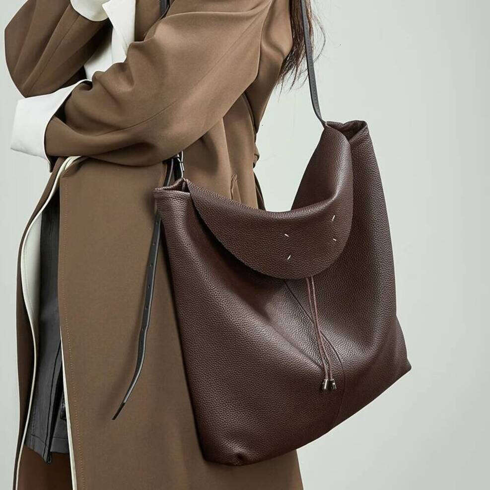 OLOEY Hifashion Cow Genuine Leather Bucket Shoulder Tote Bags For Women 2025 Luxury Creativity Crossbody Hobos Shopper Ladies Handbags
