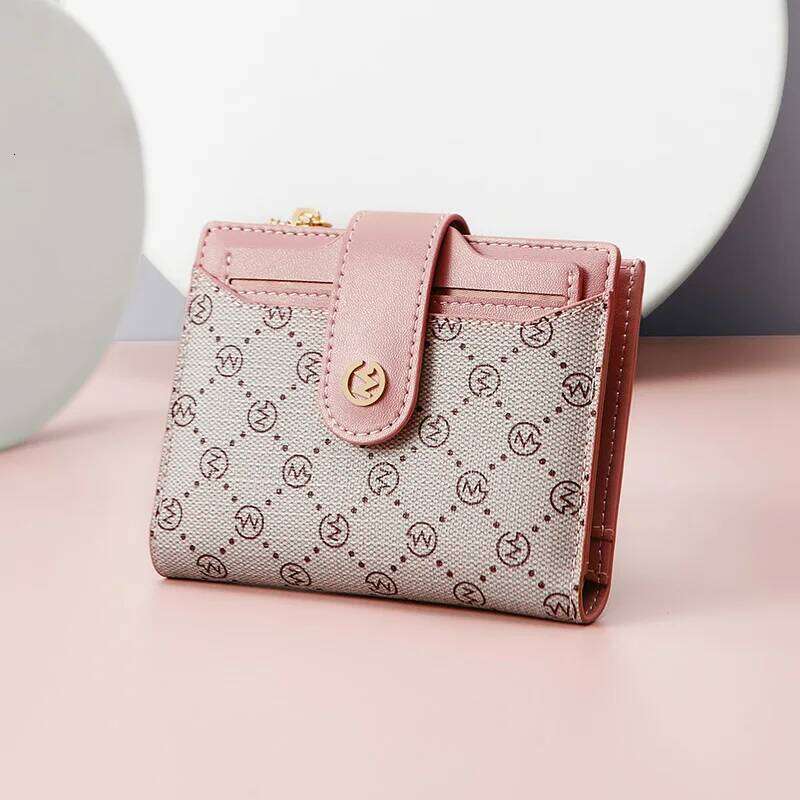 GOLF Women's Short 2022 New Zero niche Mini Design Wallet Old Flower Card Bag Ins Style Y260206