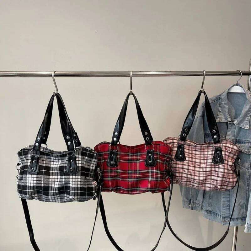 Cross-Border Motorcycle New Casual Women's Tote Large Capacity Can Be Crossbody Handheld Class Bag Y260205