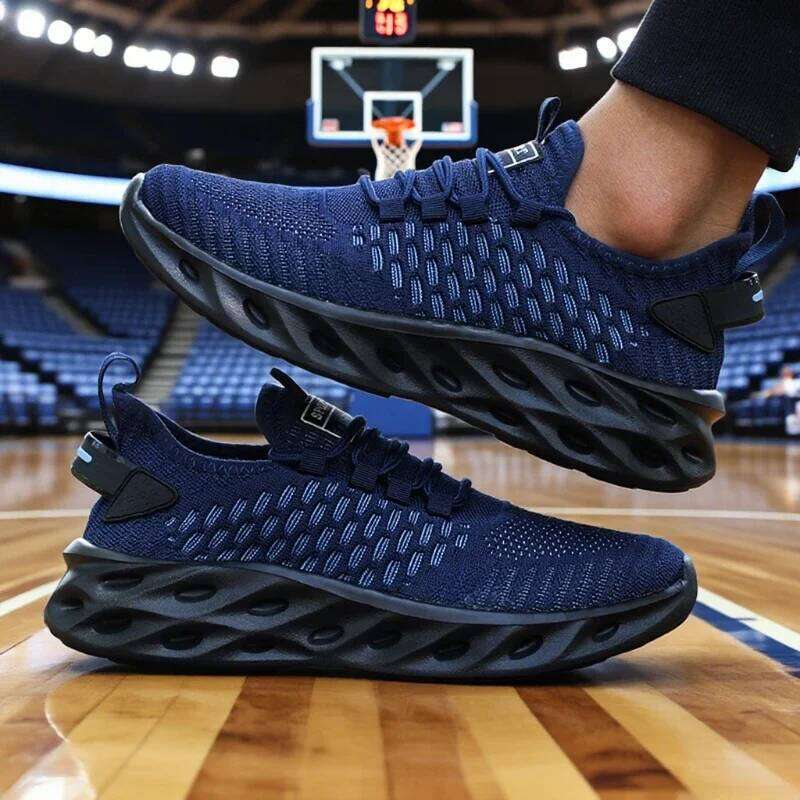 Summer Light Running Innovative Trendy Uppers Street Fashion Sports Shoe Comfortable Non Slip Basketball Shoes for Men