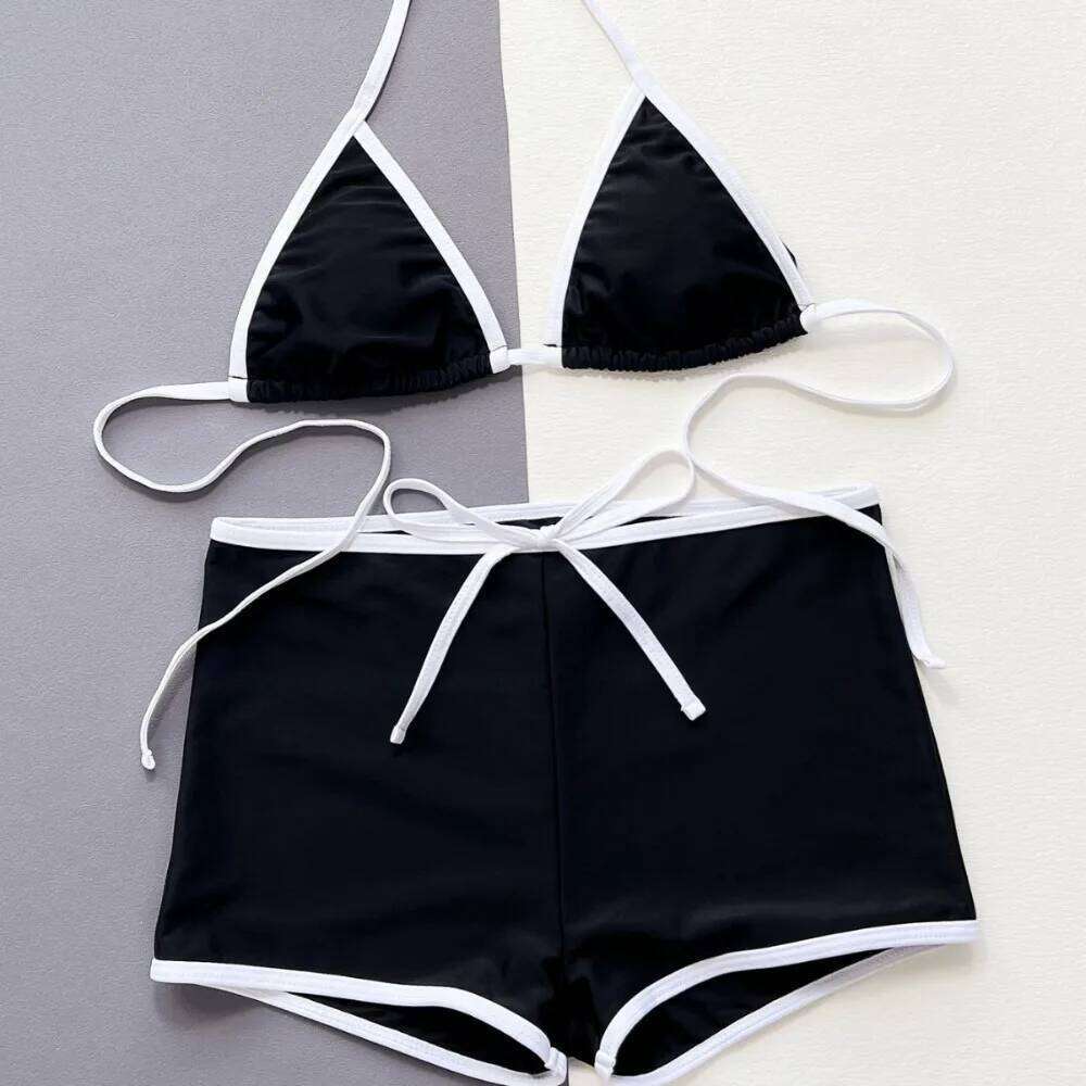Look New Women's Bikini Fashion Design Trendy Two-Piece Set Style Sexy Swimwear Beach Wear Z260206