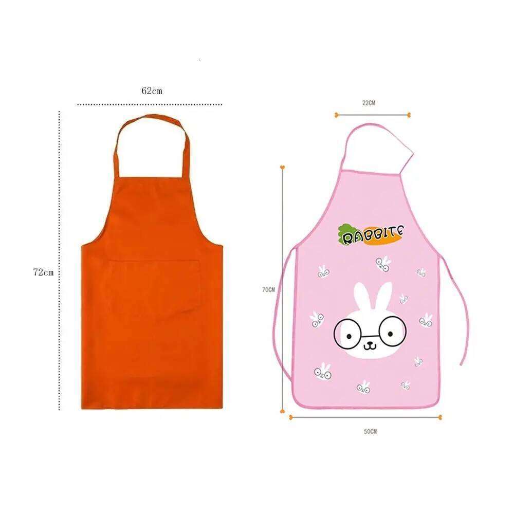 Colorful Home Unisex Chef Aprons Restaurant Cooking Baking Dress Oil-proof Pockets Apron Kitchen Accessories S260205